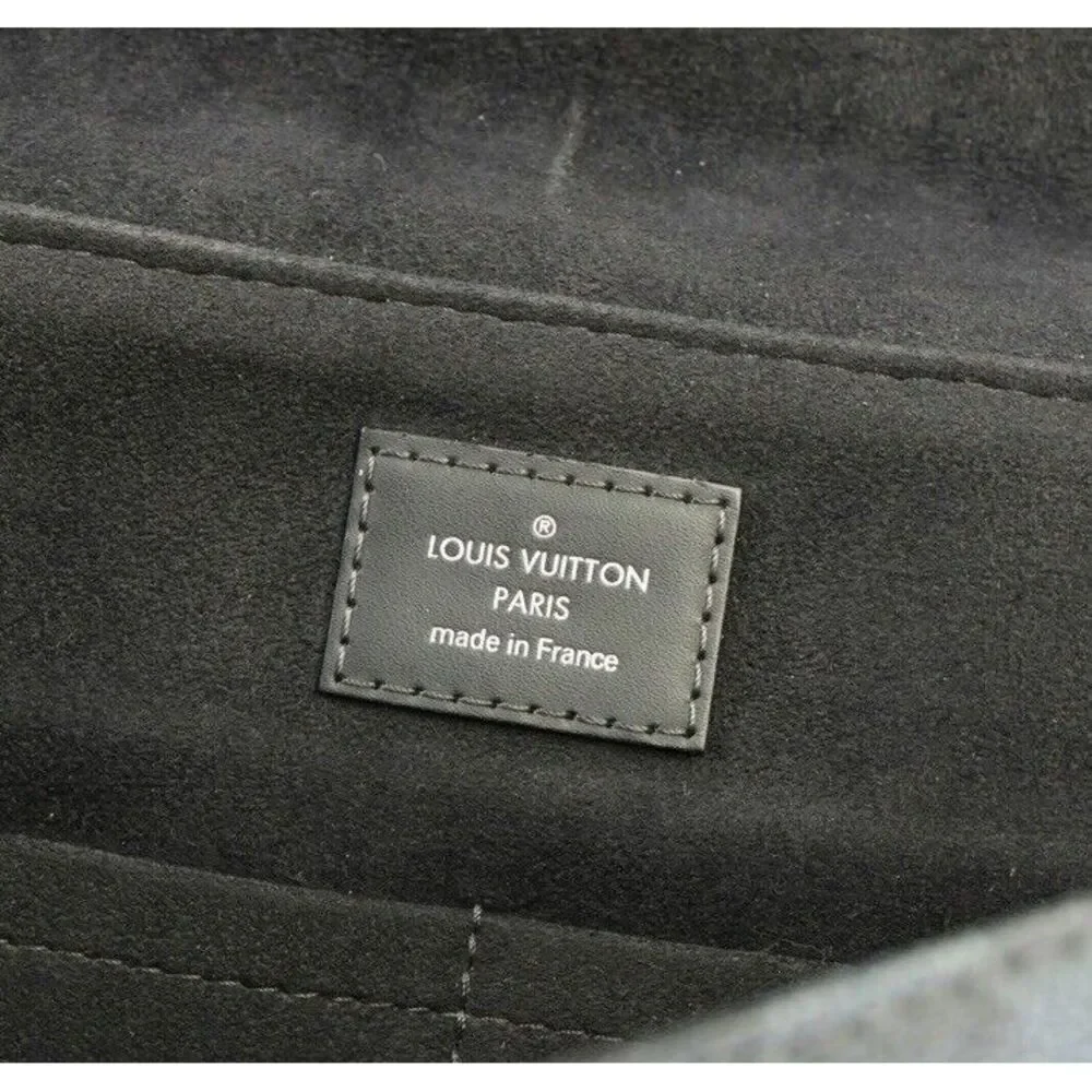 Louis Vuitton Daniel MM Messenger Bag Mens MM Damier Graphite Leather Trim‎